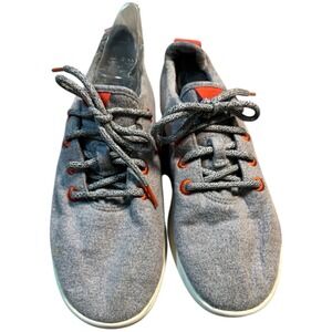 Allbirds Men's Wool Runner Sneakers - Lite Gray Orange Accents Size 10‎ WR M10